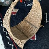 Wicker log holder