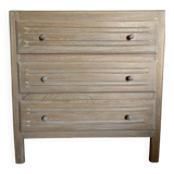 Commode en sapin patiné – 3 tiroirs