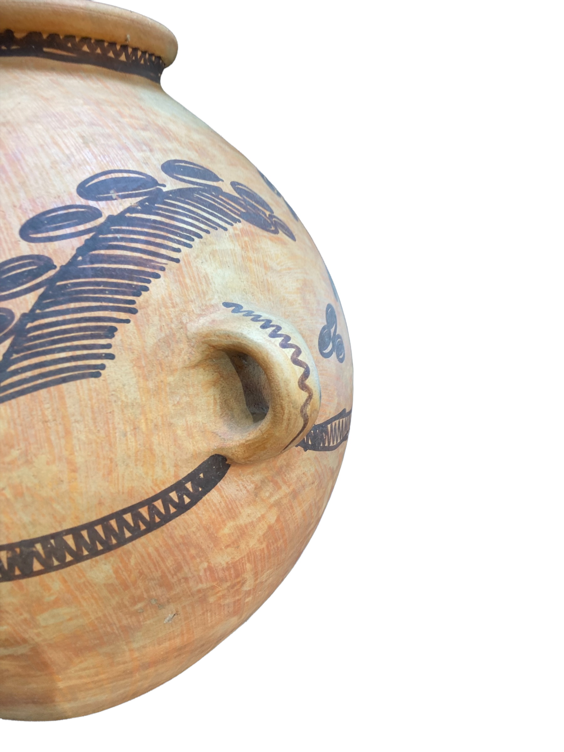 Terracotta anses jar