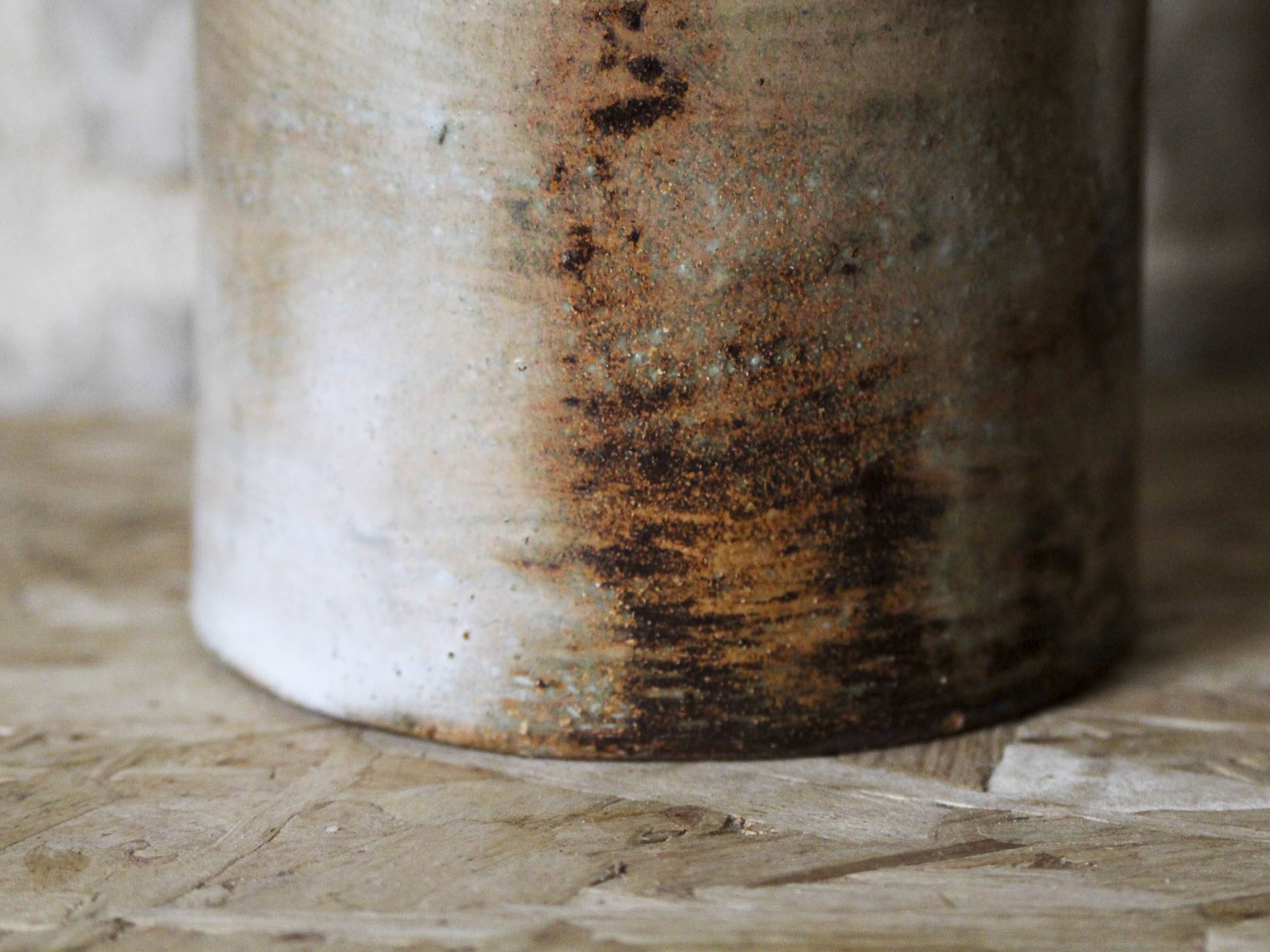 Olivier Pettit ceramic scroll vase