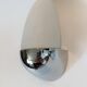 Pair of Milan Illuminacion wall lamps chrome and opaline 1970