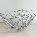 XXL wire metal fruit bowl / basket