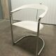 Chaise de bureau en cuir des années 80