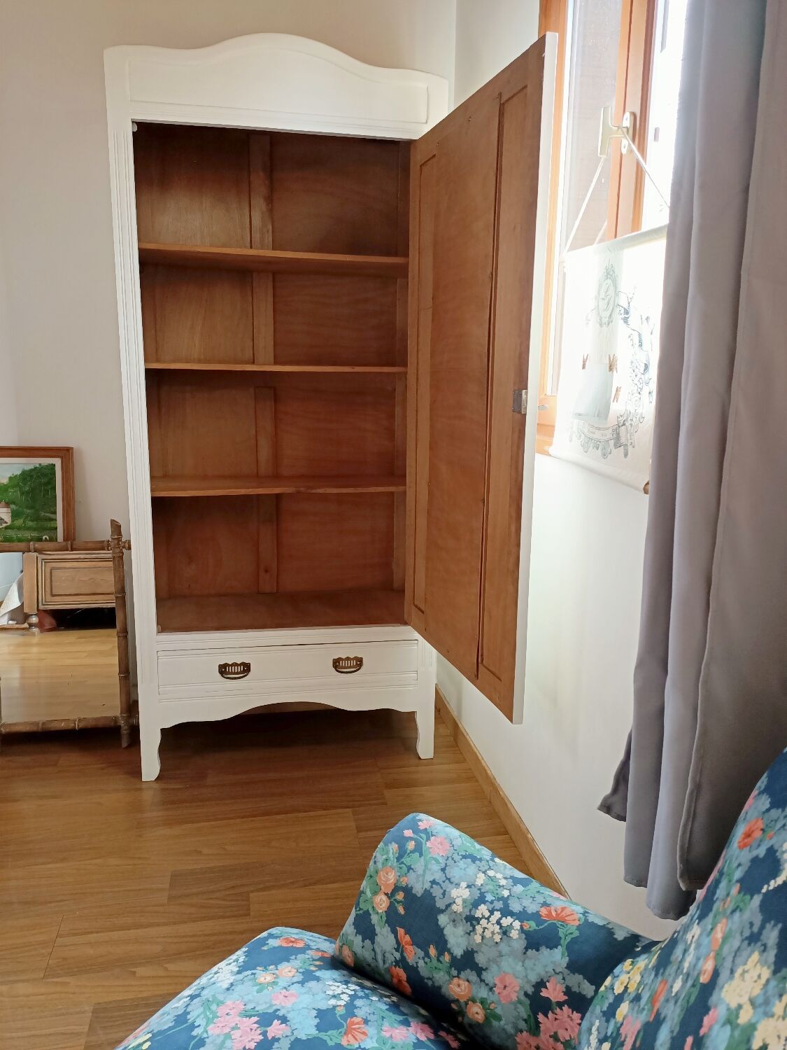 White Parisian wardrobe