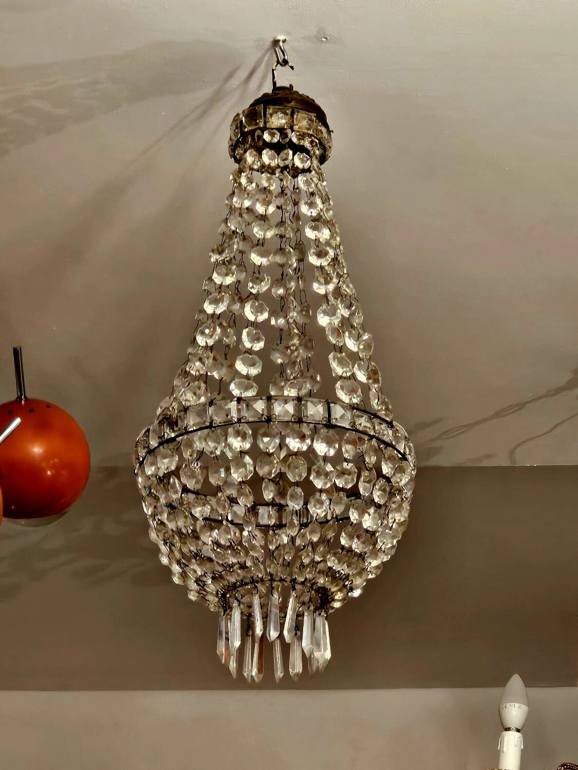 Lustre Montgolfière cristal