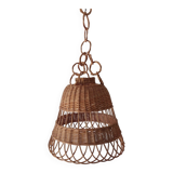 Wicker lampshade