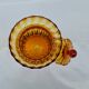 Large fluted blown glass jar