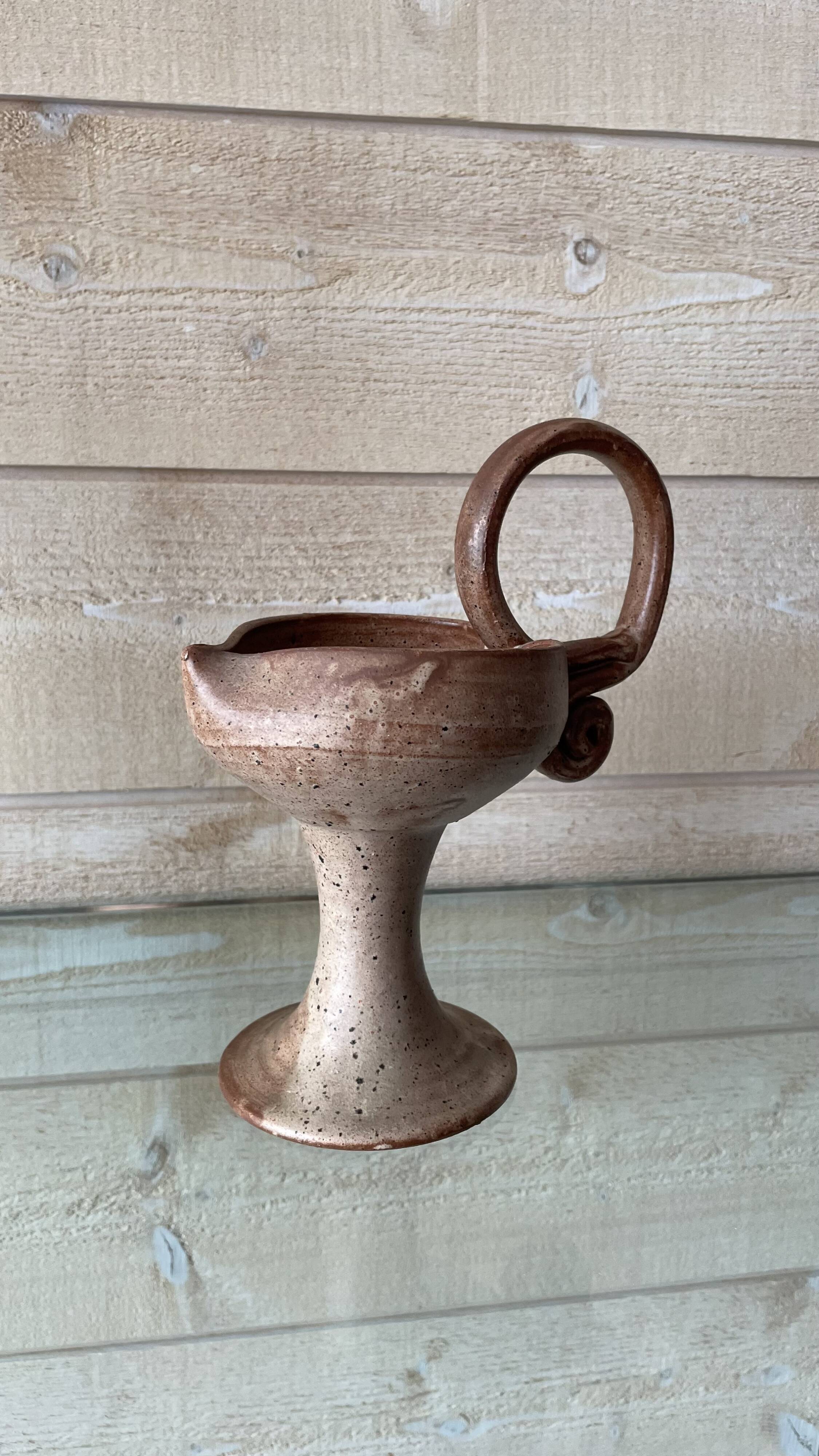 Sandstone candle holder