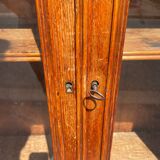 English-style white wooden display case