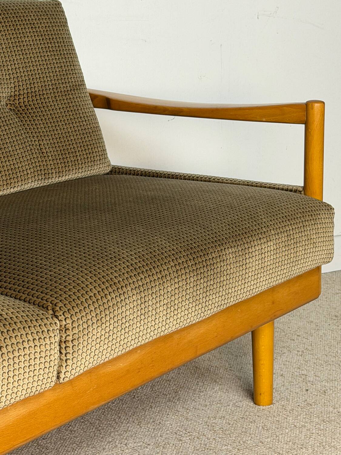 D-Bed sofa and two vintage armchairs from the 70s/80s.