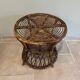 Rattan round table