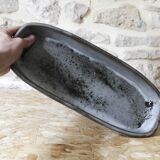 Glazed ceramic serving dish