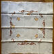 Vintage hand-embroidered square tablecloth
