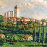 Oil on panel, twentieth century
