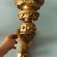 Pair of Gilded Wooden Wall Sconces, Mid-19th Century