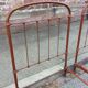 Pair of vintage in wrought iron bed heads 1920