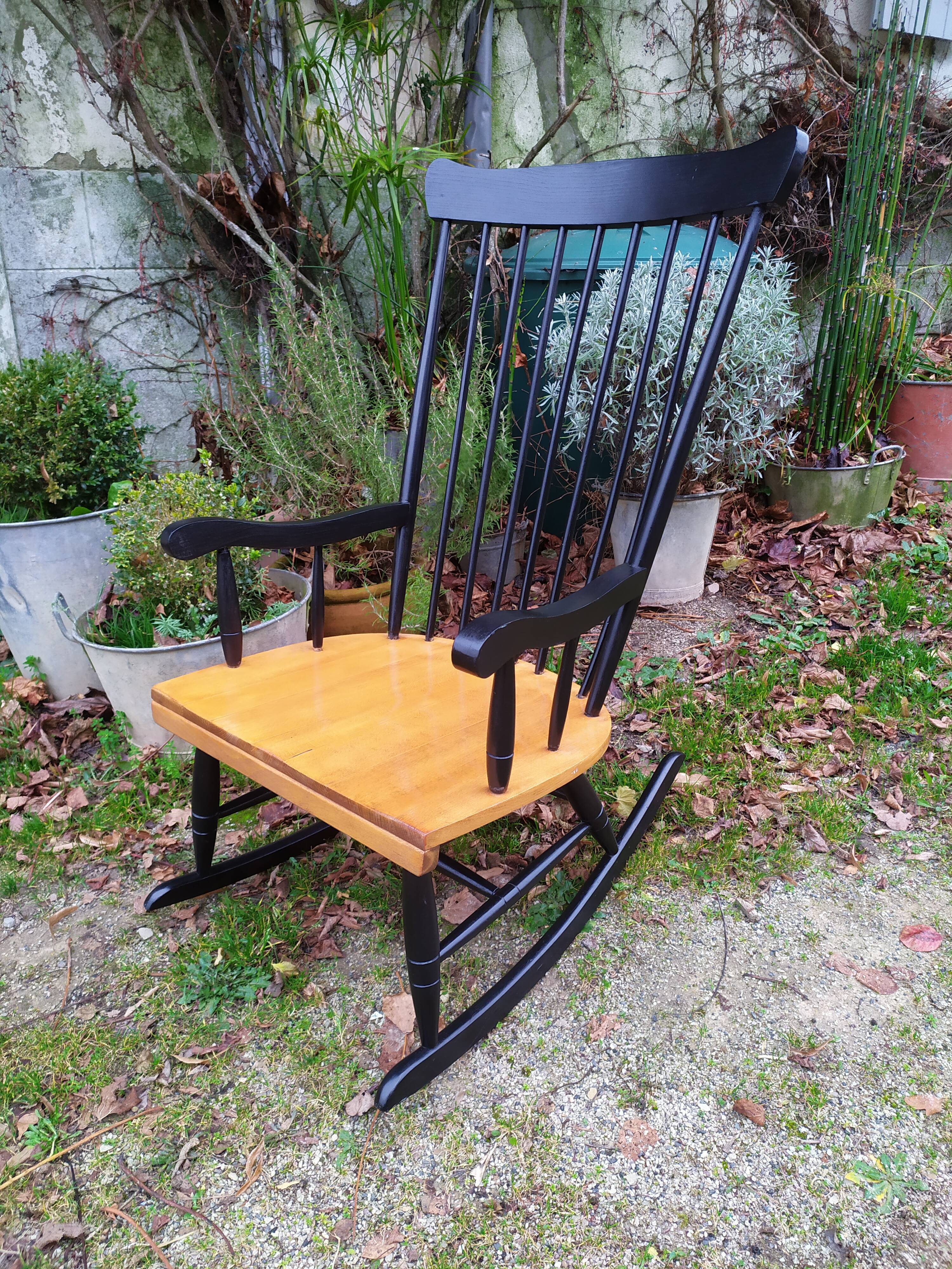 Scandinavian rocking chair 50s-60s
