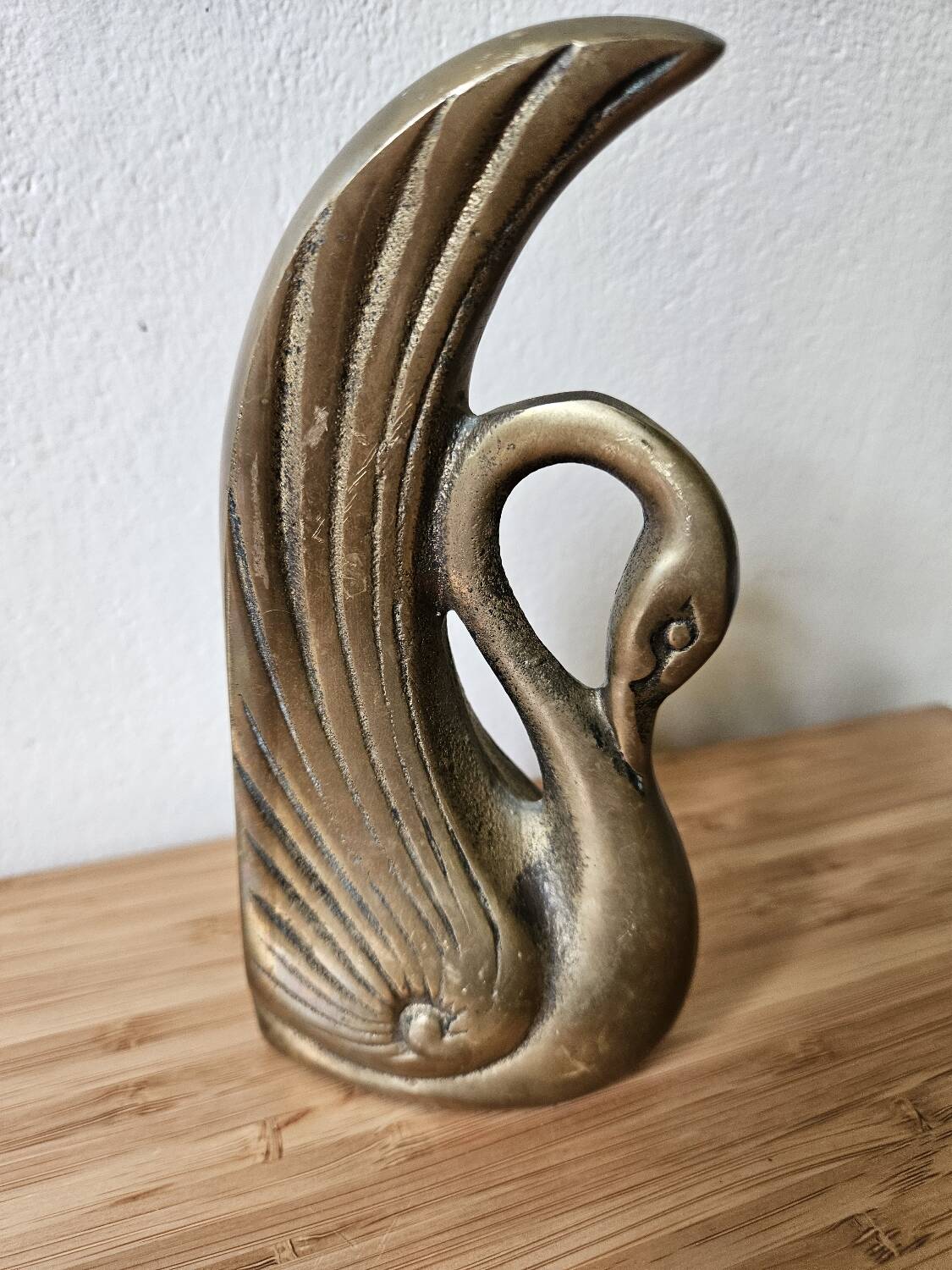 Brass swan