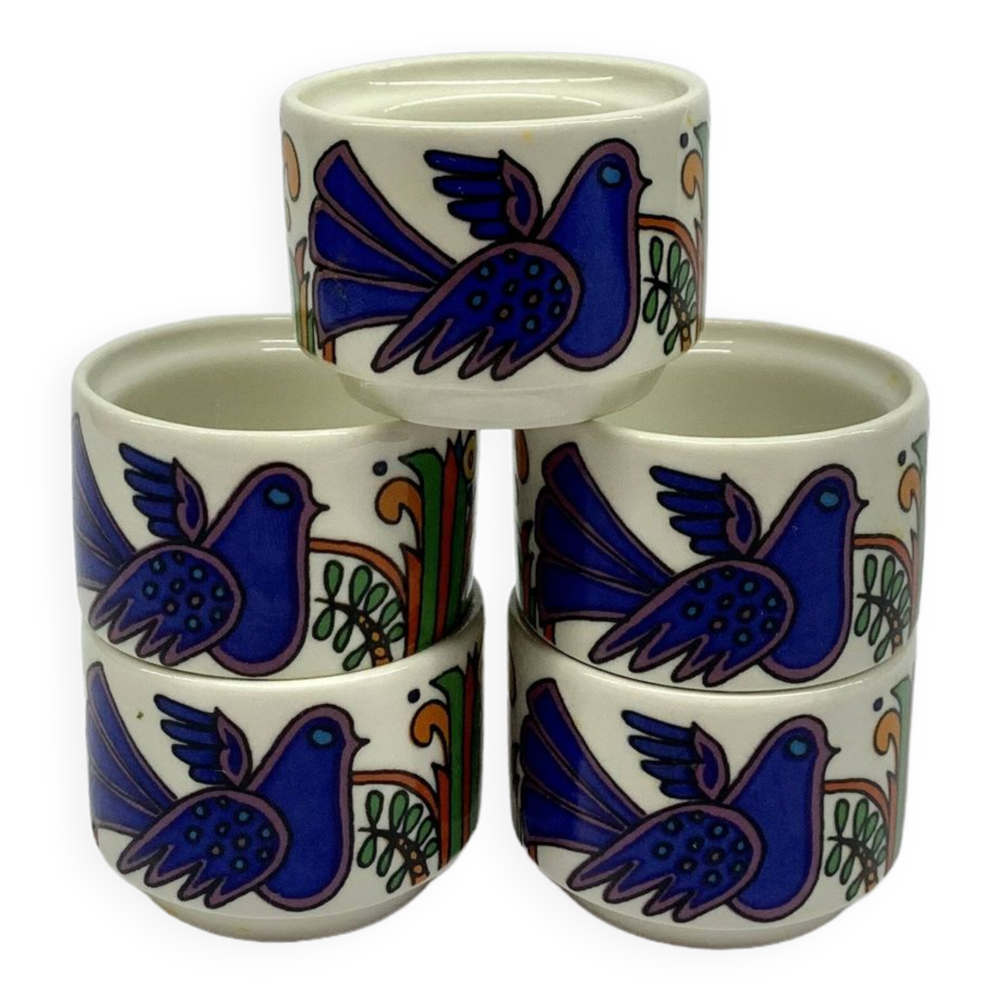 Set of 5 egg cups Villeroy & Boch Acapulco