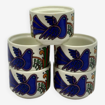 Set of 5 egg cups Villeroy & Boch Acapulco