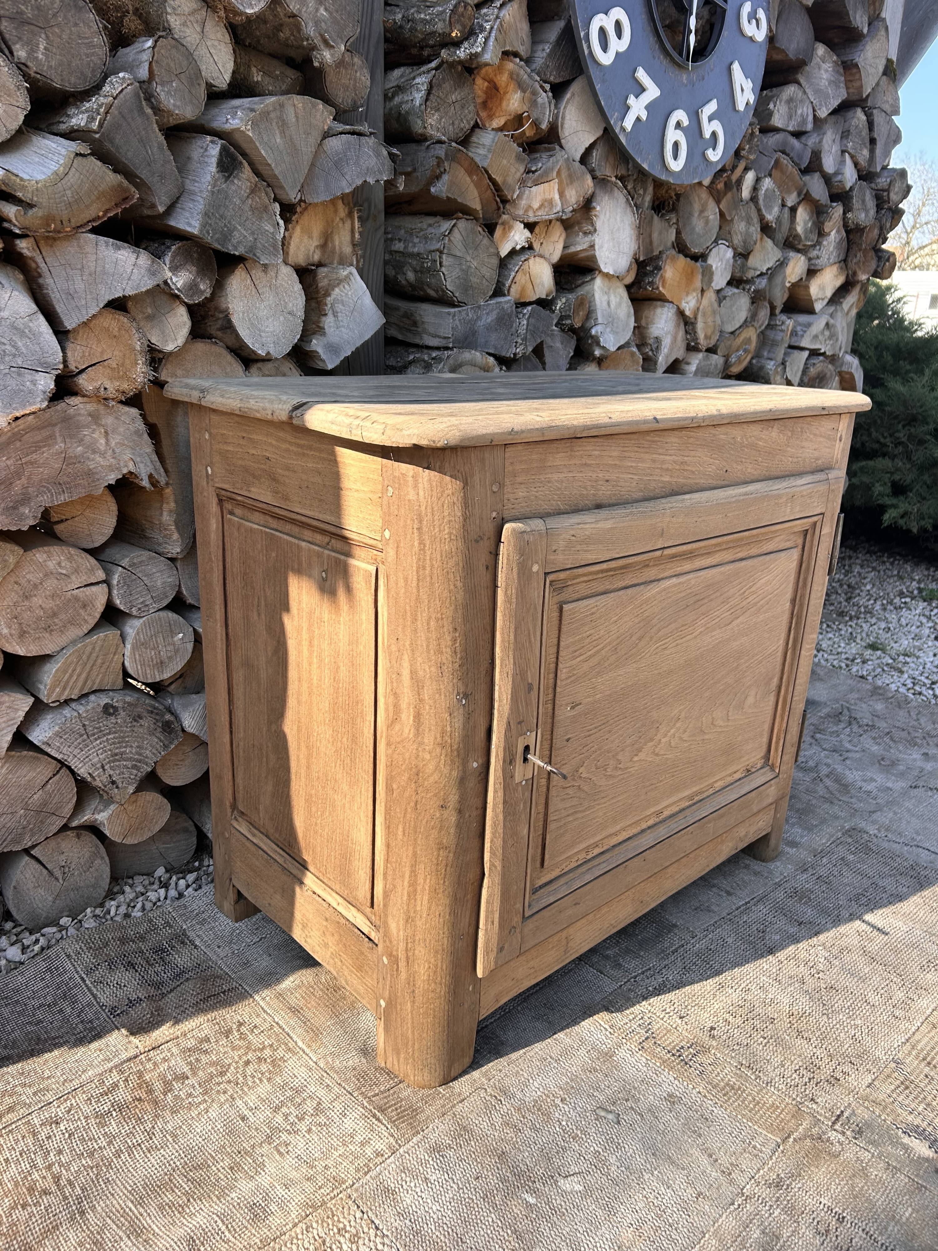 Solid wood confiturier / Renovated antique storage furniture