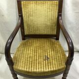 Charles X mahogany armchair