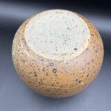 Pyrite stoneware ball vase