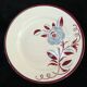 6 flat plates k and g luneville floral décor art deco model rosie