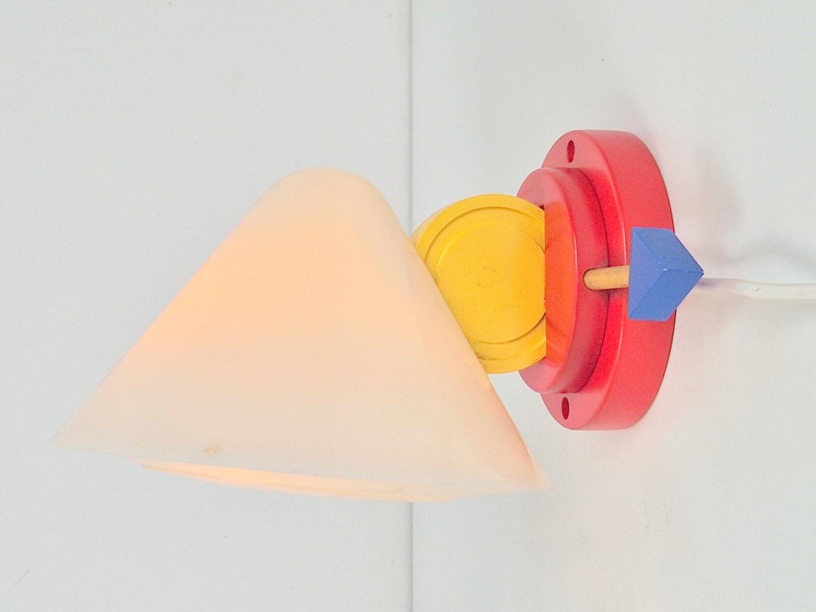 Lampes murales Stoja vintage postmodernes, années 1980, ensemble de 2