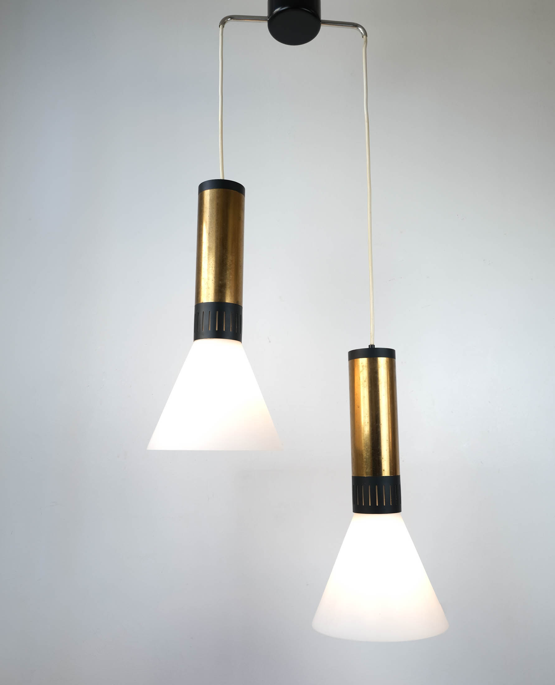 Suspension  « 1135/2 » Stilnovo , Italie années 1950