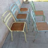 5 vintage chairs