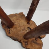 Brutalist tripod stool