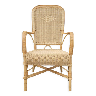 Rattan armchair 1950