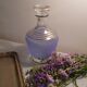 Art-Deco blue granita and gold carafe