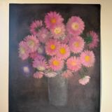 Still life with carnations, signed and dated 1970