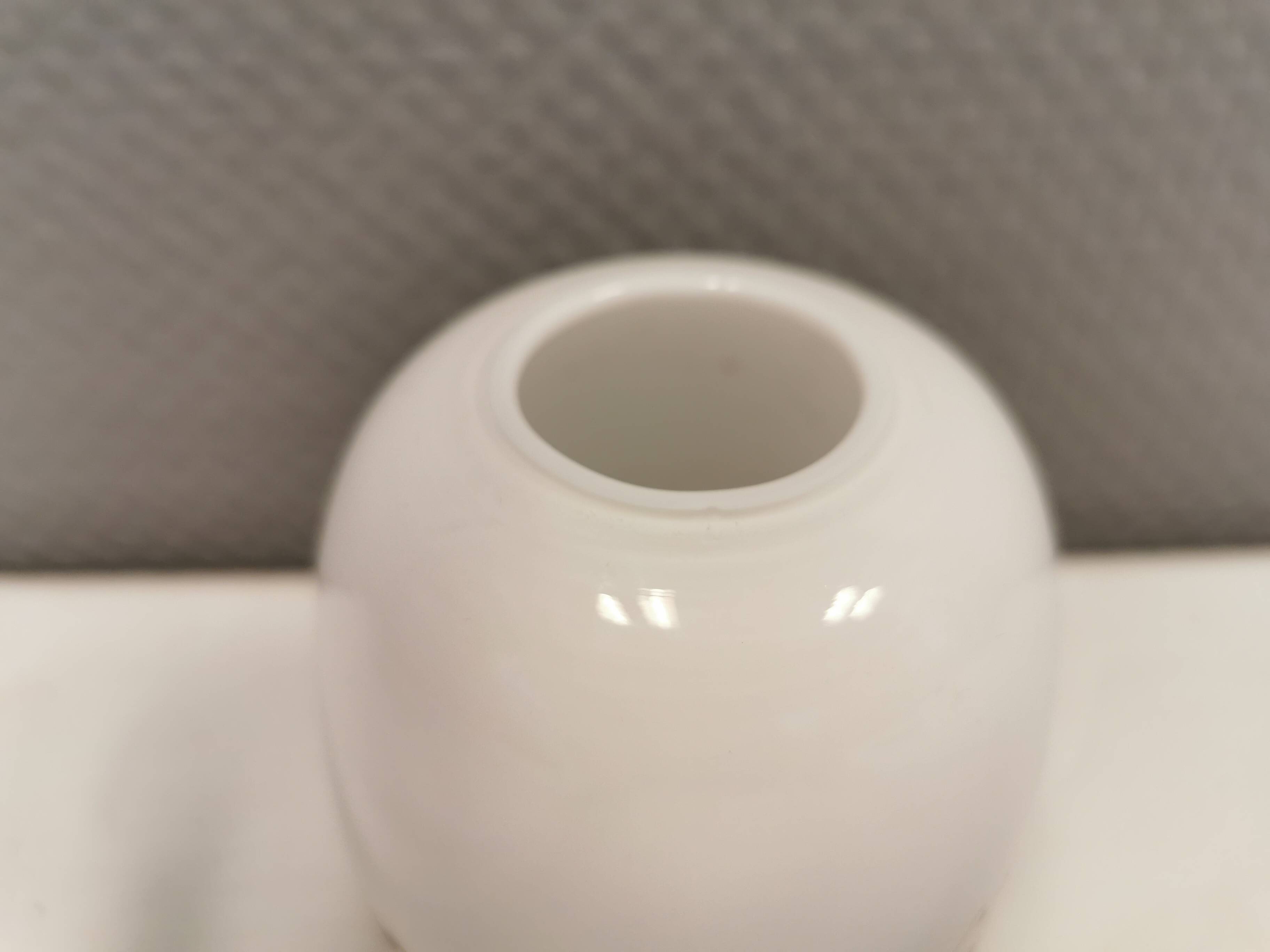 Small beautiful vase, designed by Michael Bang for Holmegaard Denmark in 1983.