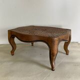 Cane footrest in walnut, 19th century