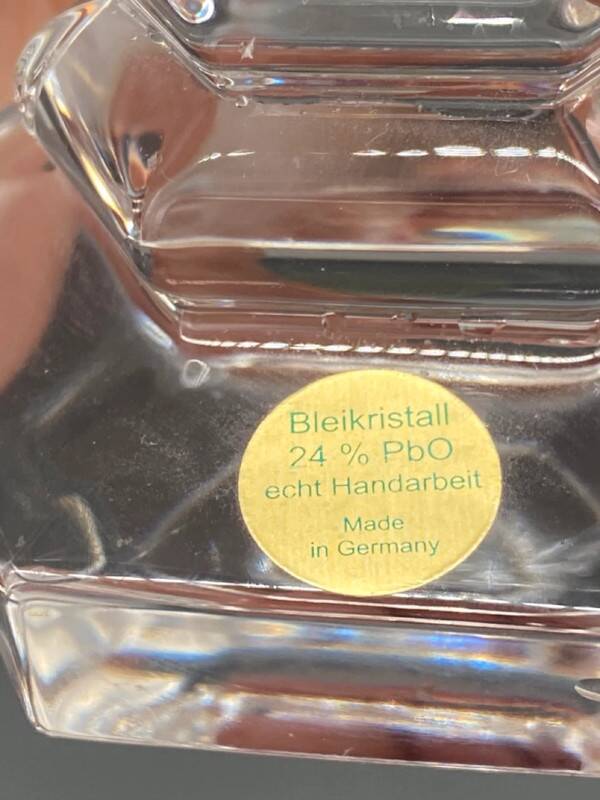 Lead Crystal Cross with rounded edges Made in Germany 🌟