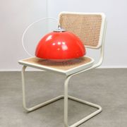 Italian Space Age Pendant in Plexiglass and Chrome, 1970s