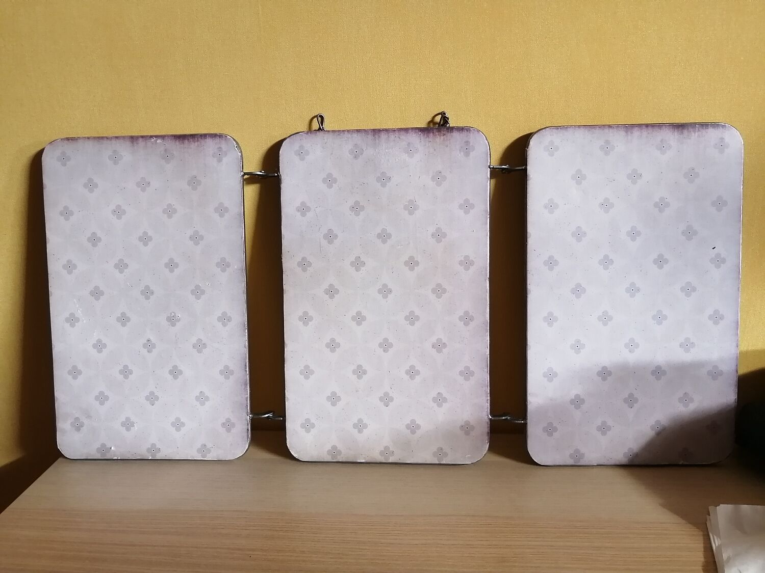 Barber mirror triptych