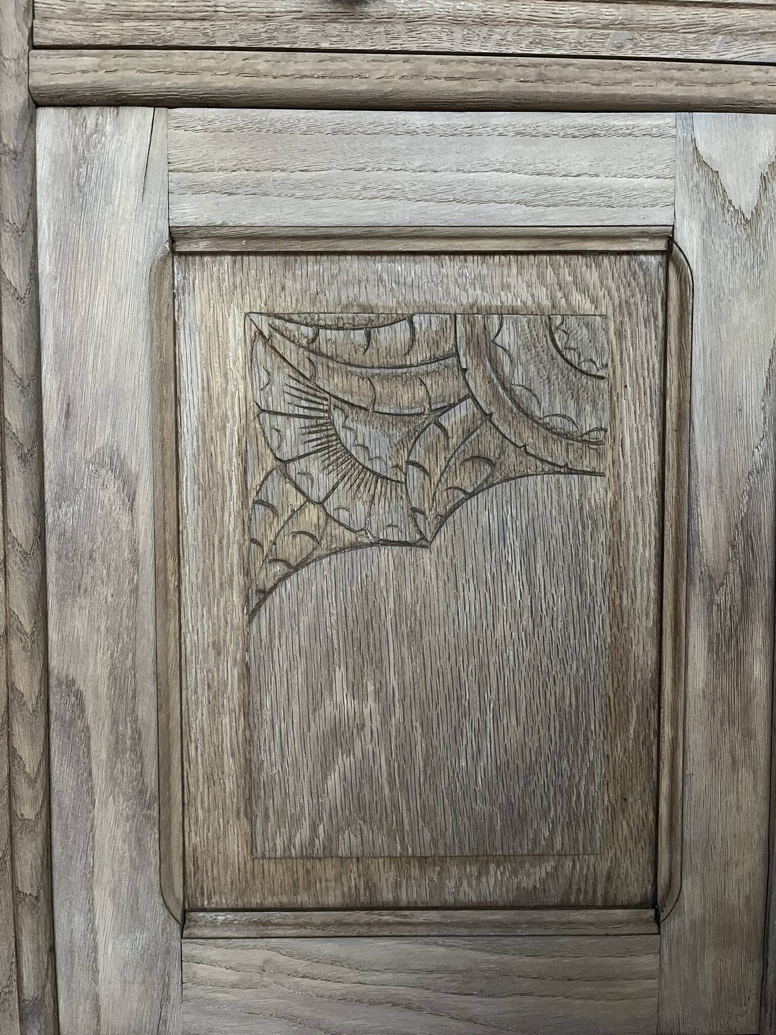 Buffet vintage Art Deco Isis with drawer and 2 doors.