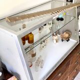 Old stainless steel window