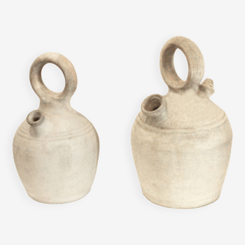 Set of 2 traditional bojitos/jugs H26cm and H23cm