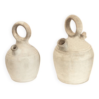 Set of 2 traditional bojitos/jugs H26cm and H23cm