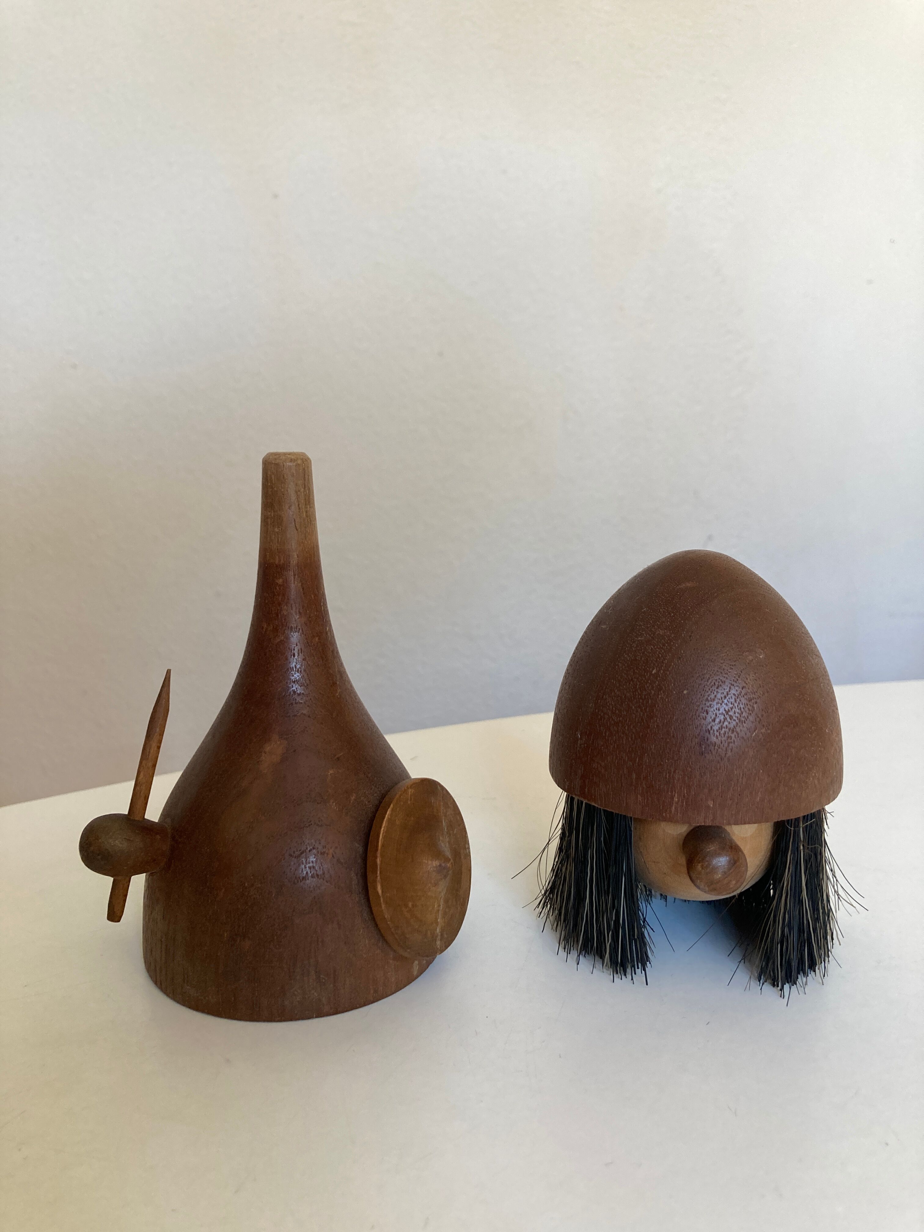 Viking doll by Kay Bojesen for Laurids Lonborg, teak Denmark 1950