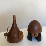 Viking doll by Kay Bojesen for Laurids Lonborg, teak Denmark 1950