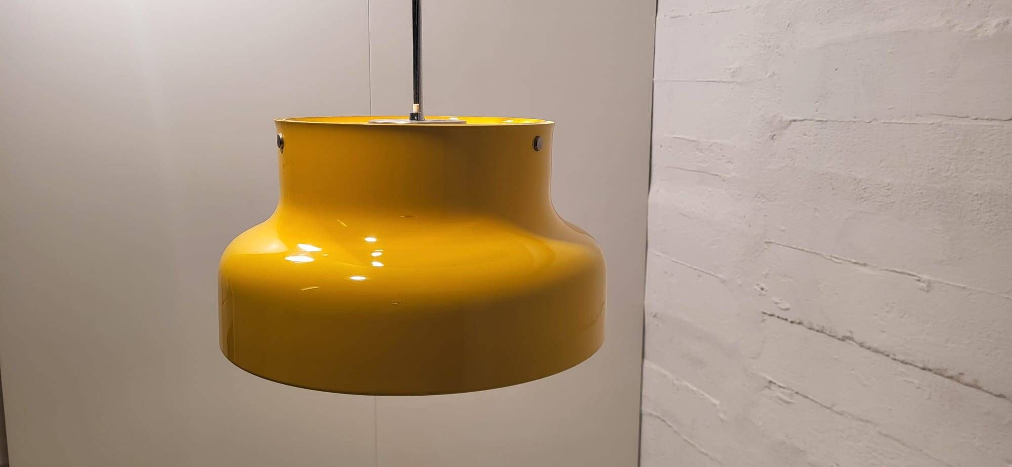 Yellow ceiling lamp 1970s – Bumling Anders Pehrson Ateljé Lyktan | Vintage design lamps
