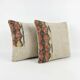 Set of 2 vintage kilim cushion covers 61x61 cm