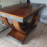 Art deco walnut console