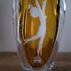 Decorative glass vase Art Deco Woman